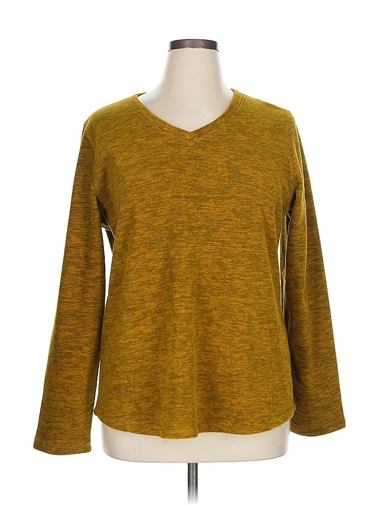 Pre-owned Tek Gear Pullover Sweater In Yellow