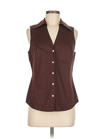 Ann Taylor Factory Sleeveless Button-Down Shirt (view 1)