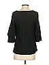 Kensie Black 3/4 Sleeve Blouse Size S - photo 2