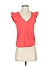 Evereve Orange Sleeveless Blouse Size S - photo 1