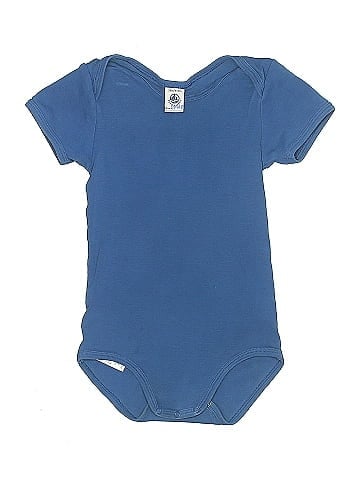 Petit Bateau Short Sleeve Onesie (view 1)