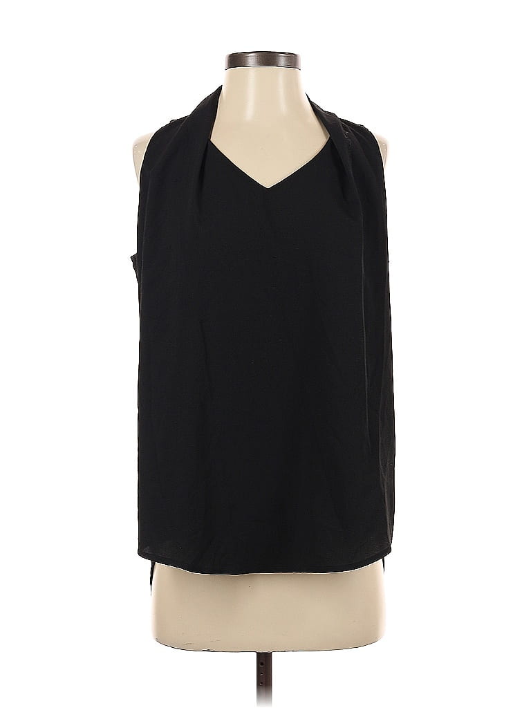 Pre-owned Patchington Sleeveless Blouse In Black