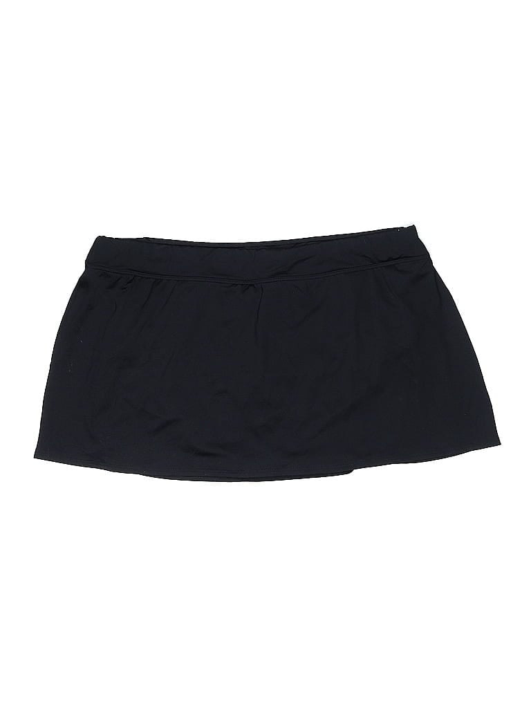Pre-owned Lands' End Active Skort In Black