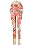 Athleta Floral Orange Active Pants Size S - photo 1