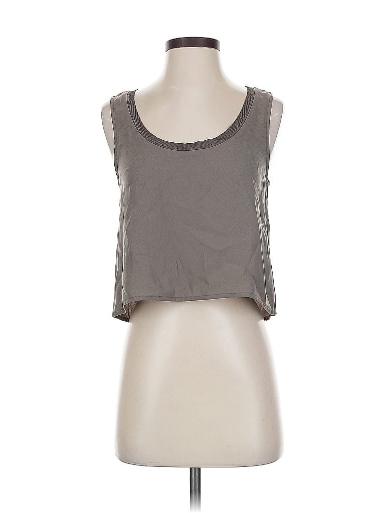 Pre-owned Babaton Sleeveless T-shirt In Gray