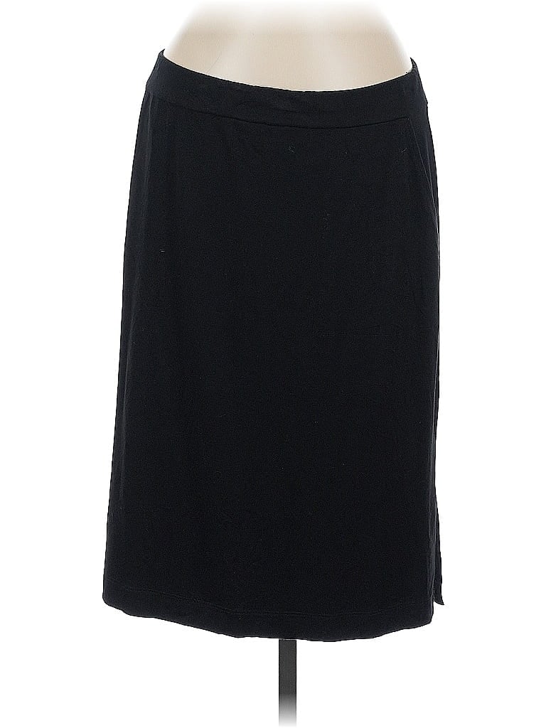 Pre-owned Eileen Fisher Formal Skirt In Black