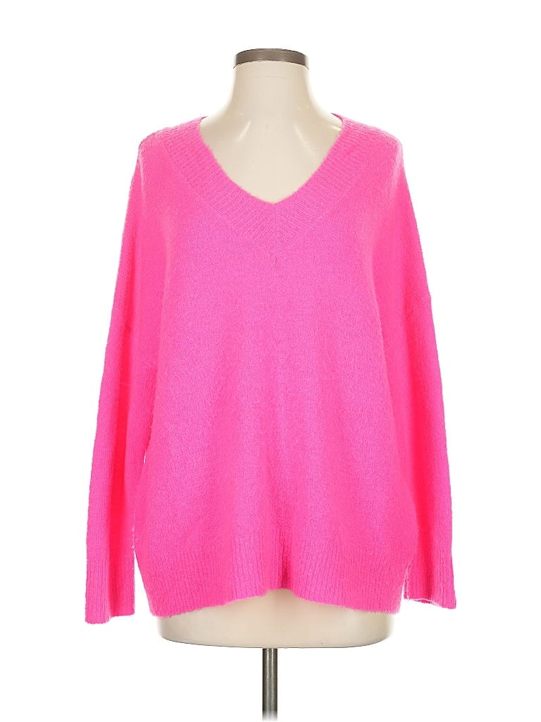 Pre-owned Assorted Brands Pullover Sweater In Pink