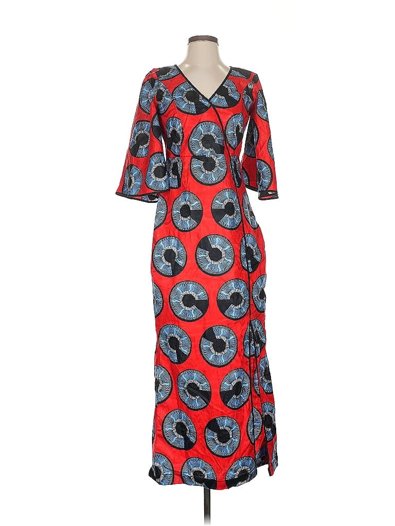 Pre-owned Unbranded Casual Dress In Red