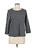 J.Jill Gray Sweatshirt Size M (petite) - photo 1