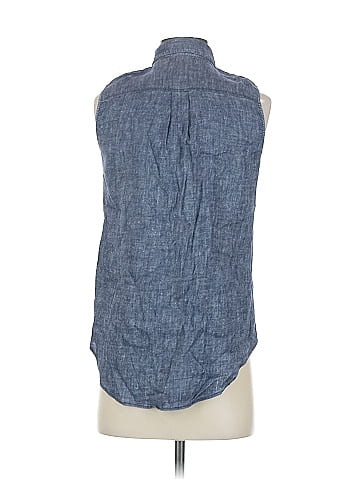 Theory Sleeveless Button-Down Shirt (view 2)