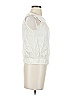 Theory 100% Silk Solid Ivory Sleeveless Silk Top Size P (petite) - photo 3