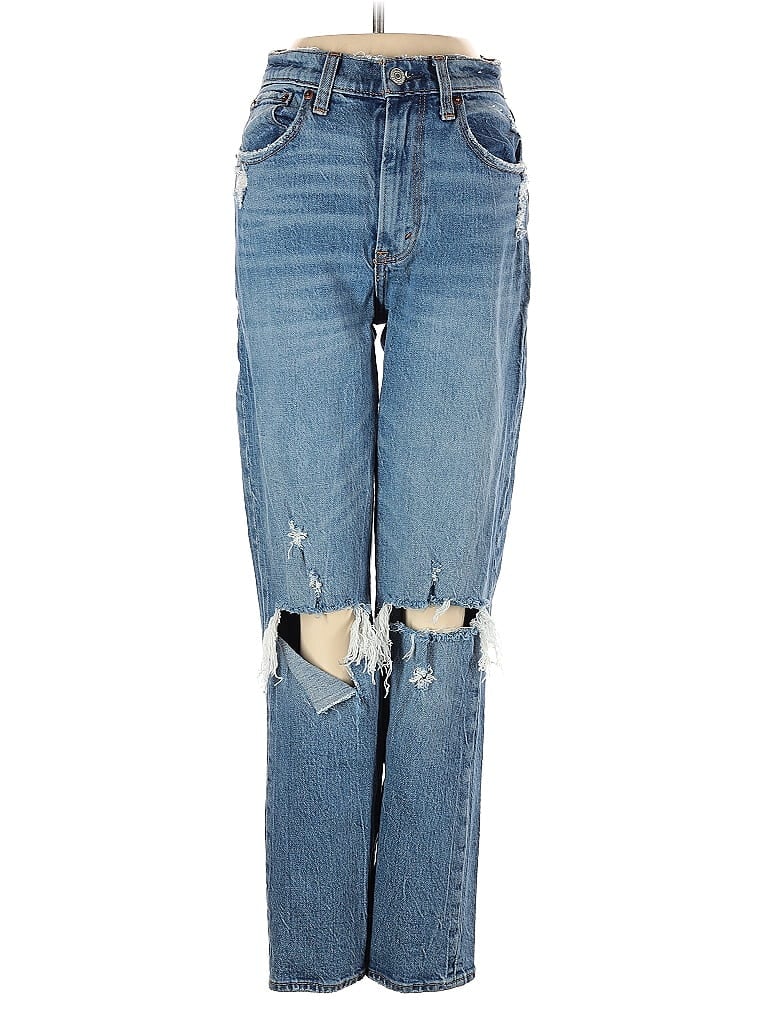 ABERCROMBIE & FITCH Pre-owned Jeans In Blue