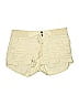 Arden B. Solid Ivory Khaki Shorts Size S - photo 1