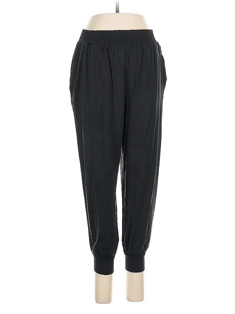 Left Coast by Dolan Solid Black Track Pants Size M - photo 1