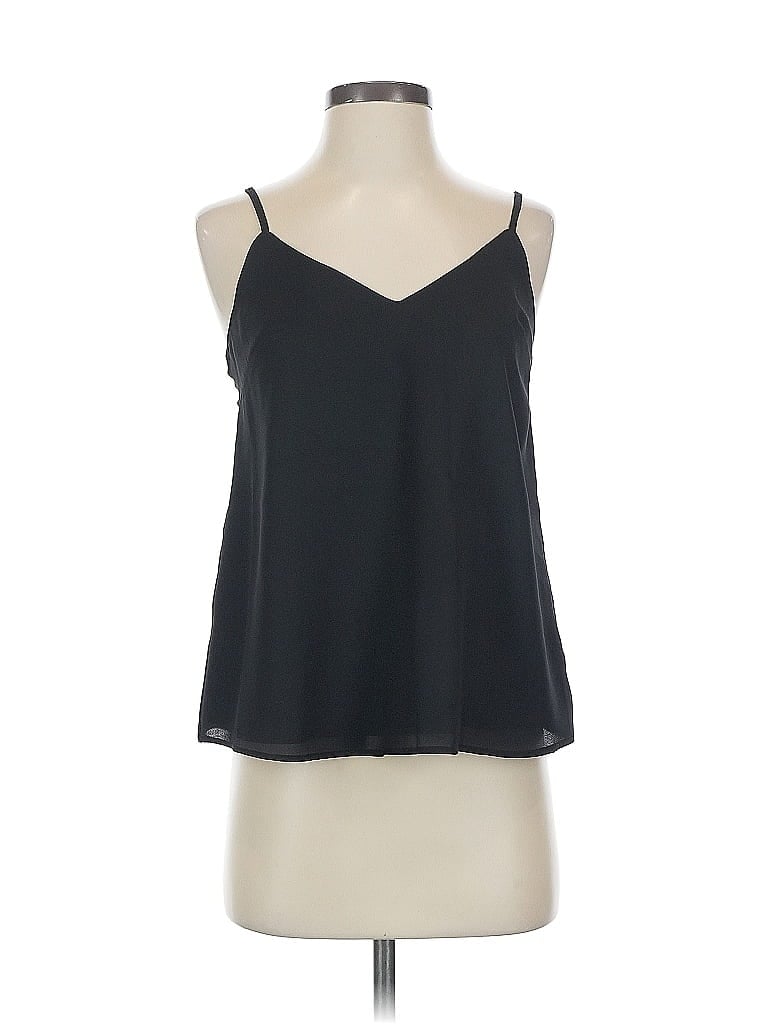 Pre-owned Asos Design Sleeveless Top Black Halter Neckline Tops