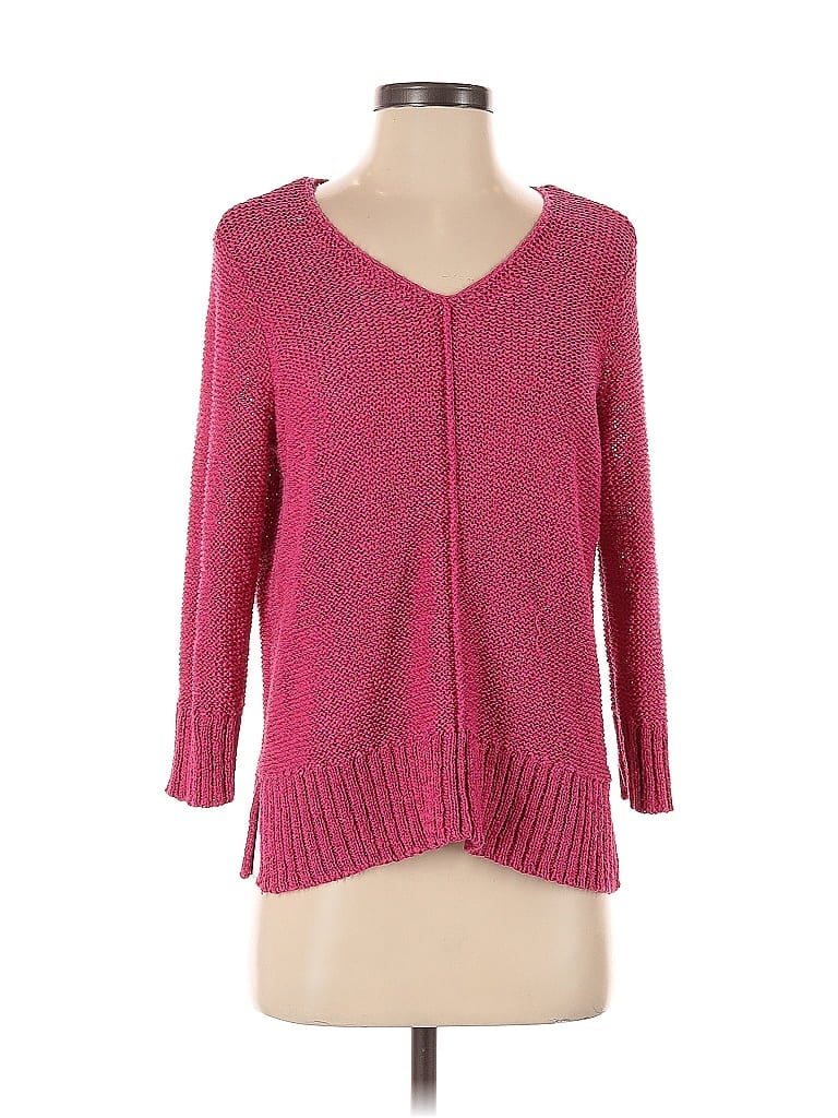 Click to view more detailed imagery on our partner's website Pre-owned Chico's Cardigan Sweater In Pink