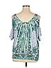 One World Teal Sleeveless Blouse Size XL - photo 3