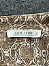 12th Tribe 100% Polyester Paisley Tan Long Sleeve Blouse Size S - photo 3