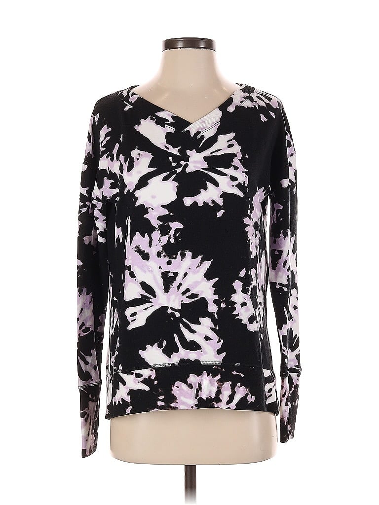 Pre-owned Athleta Pullover Sweater In Black