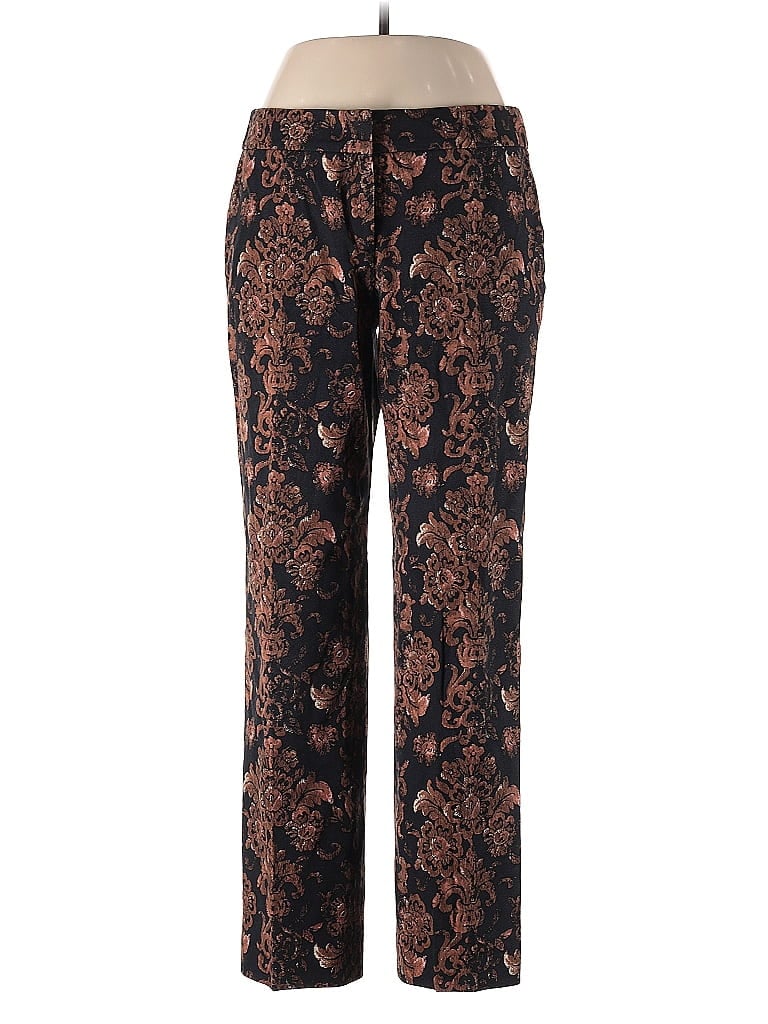 Carlisle 100% Cotton Paisley Brown Casual Pants Size 12 - photo 1