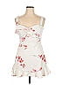 Black Halo Floral Ivory Cocktail Dress Size 14 - photo 3
