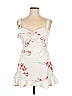 Black Halo Floral Ivory Cocktail Dress Size 14 - photo 1