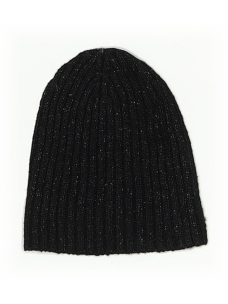 Pre-owned Unbranded Beanie Hat In Black