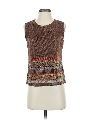Plisse Sleeveless Top (view 1)