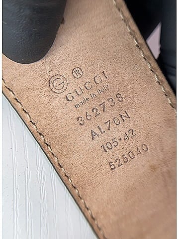 Gucci Outlet Leather Belt (view 2)