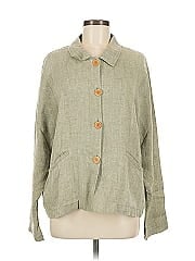 Flax 3/4 Sleeve Button Down Shirt
