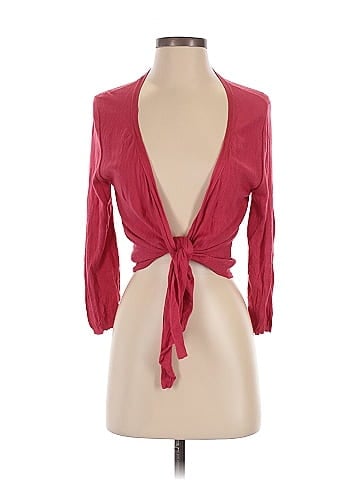 DKNY 3/4 Sleeve Silk Top (view 1)