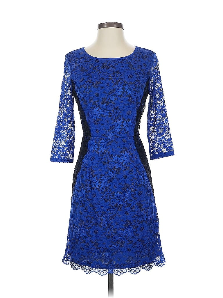 Pre-owned Bar Iii Cocktail Dress In Blue