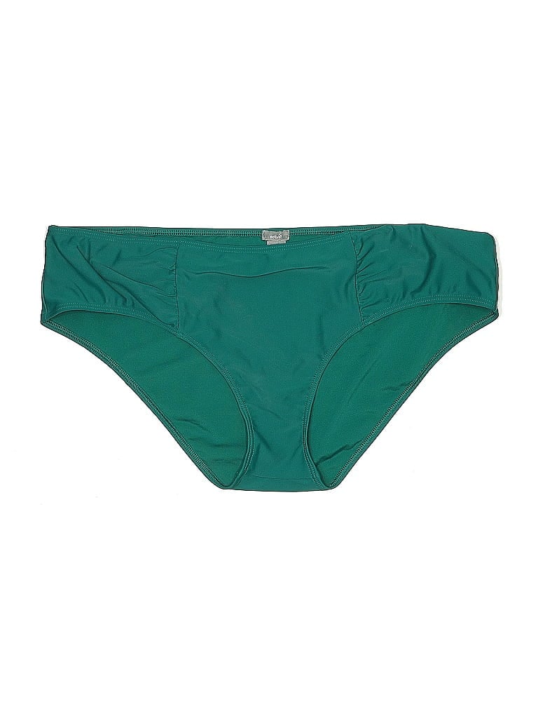 Pre-owned Aerie Swimsuit Bottoms In Green