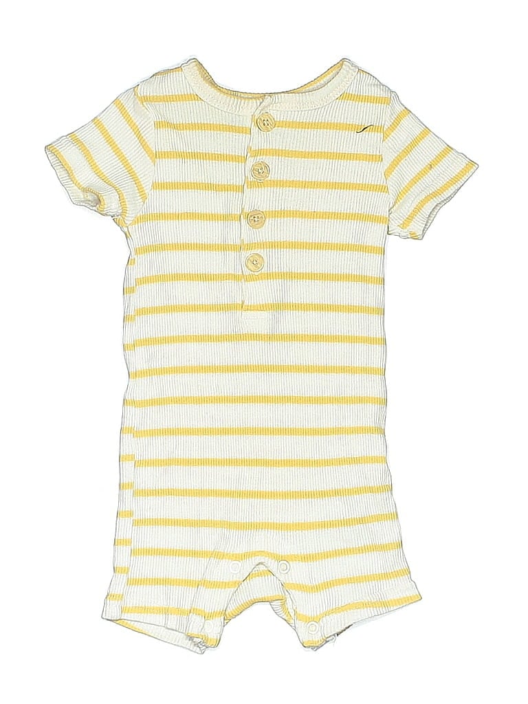 Click to view more detailed imagery on our partner's website Pre-owned Rachel Zoe Babies' Short Sleeve Onesie In Yellow