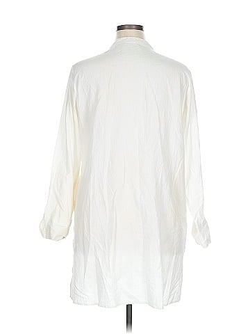 CZ Cover-Ups 3/4 Sleeve Button-Down Shirt (view 2)