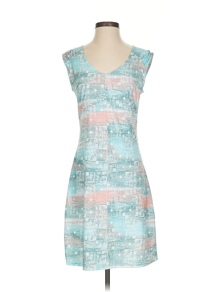 Marmot Graphic Teal Casual Dress Size S - photo 1