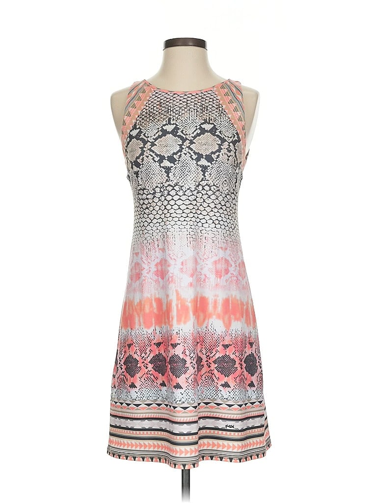 Hale Bob Print Gray Cocktail Dress Size XS - photo 1