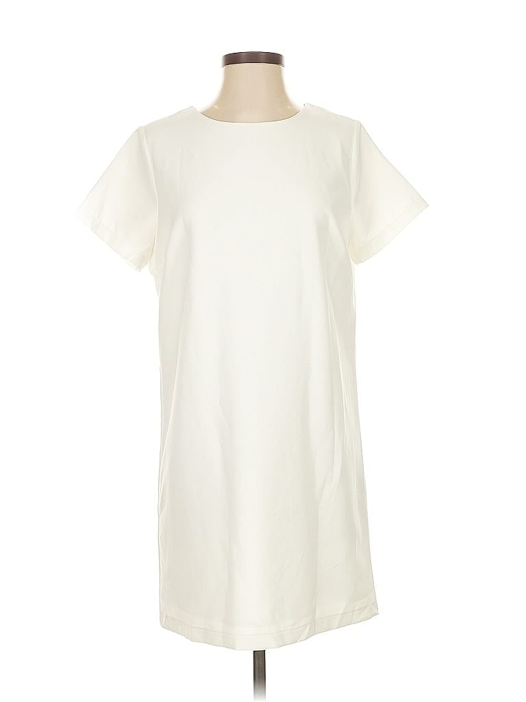 Pre-owned Lulus Casual Dress In White