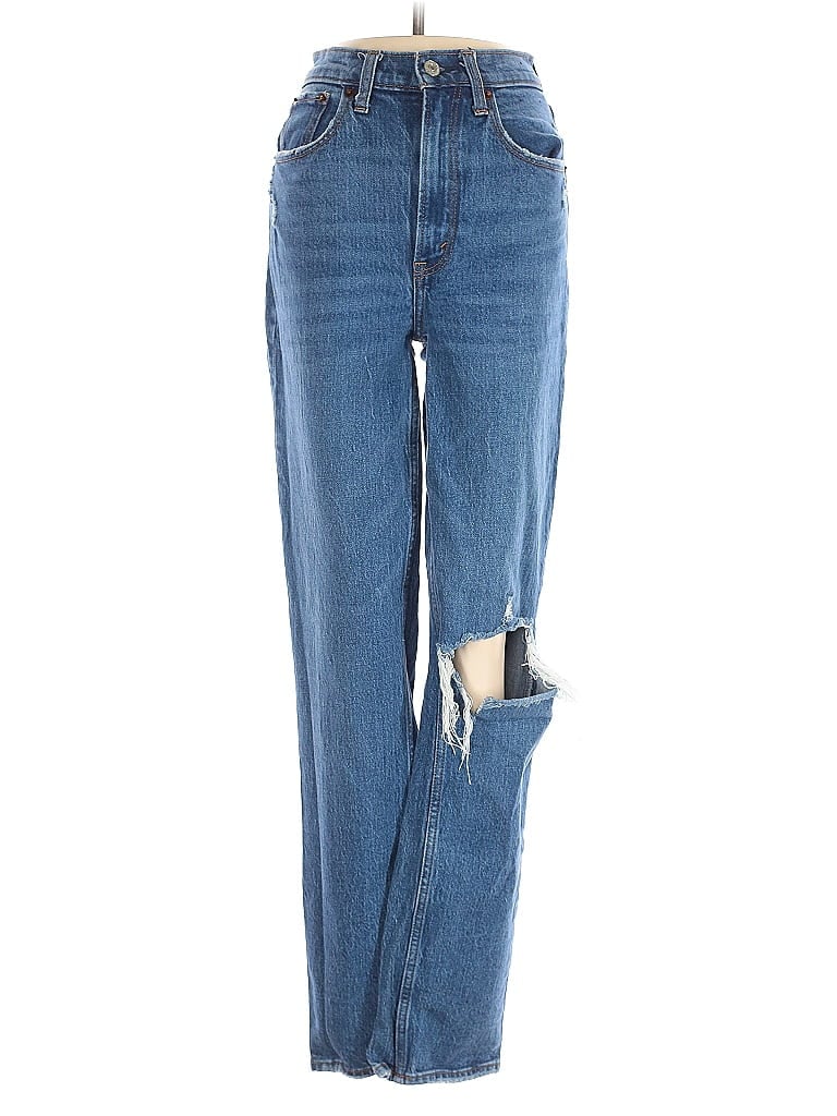 Click to view more detailed imagery on our partner's website Pre-owned Abercrombie & Fitch Jeans In Blue