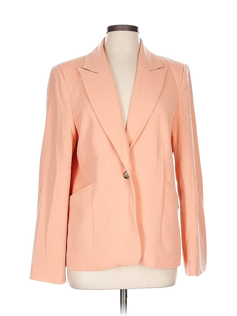 Pre-owned Halogen Blazer Jacket In Pink