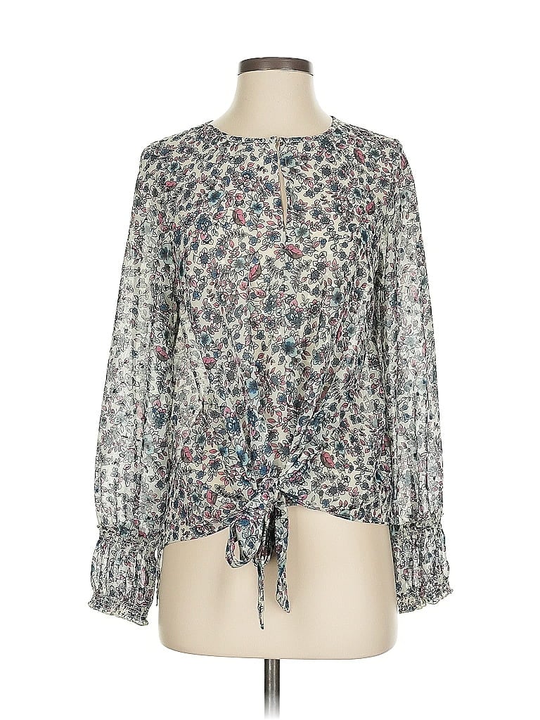 Pre-owned Slate & Willow Long Sleeve T-shirt In Gray