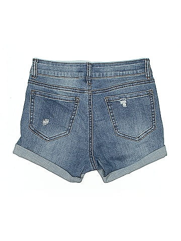 Blue Savvy Denim Shorts (view 2)