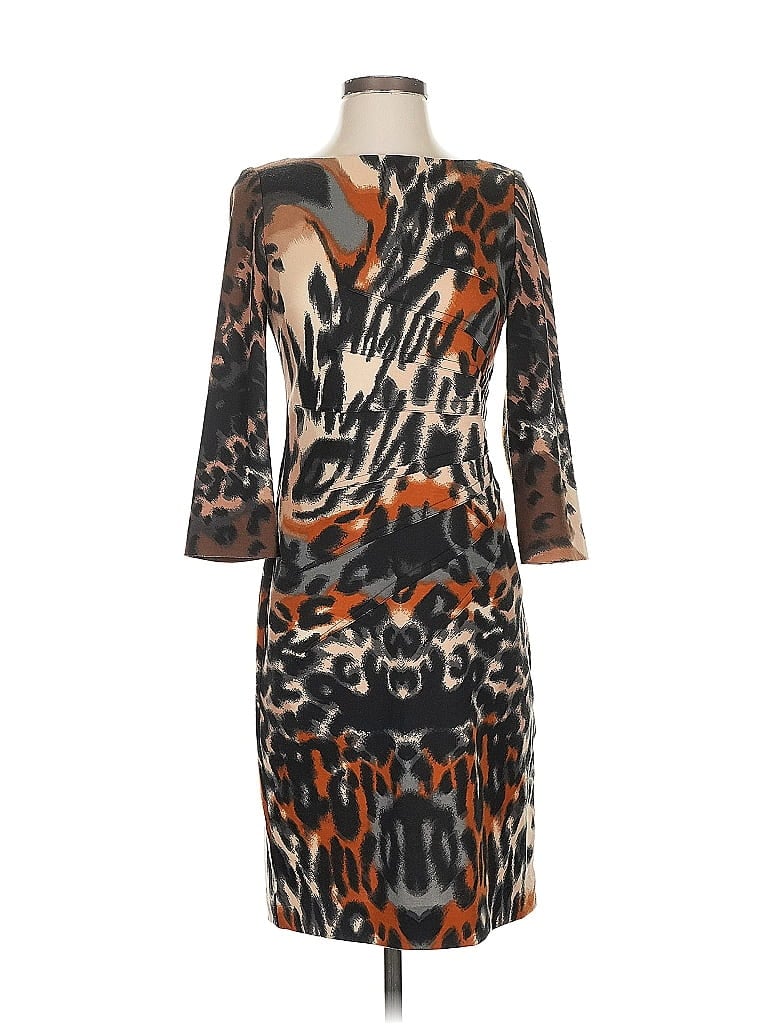 Pre-owned Jessica Simpson Cocktail Dress In Brown