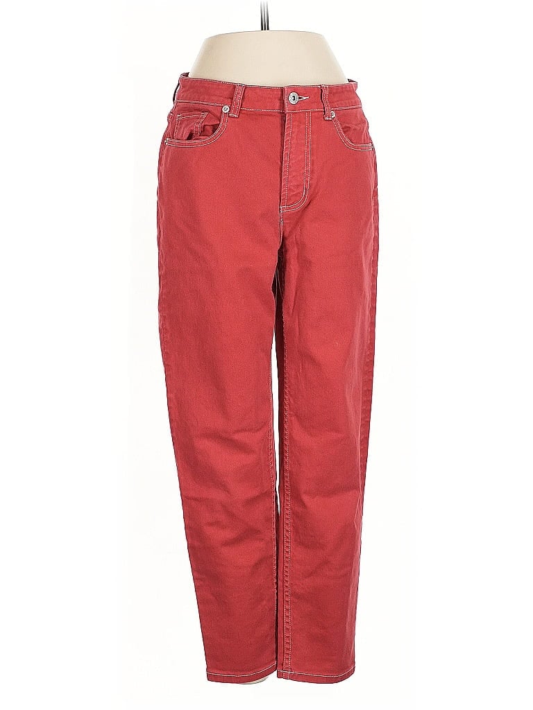 Pre-owned Something Navy Jeans In Red