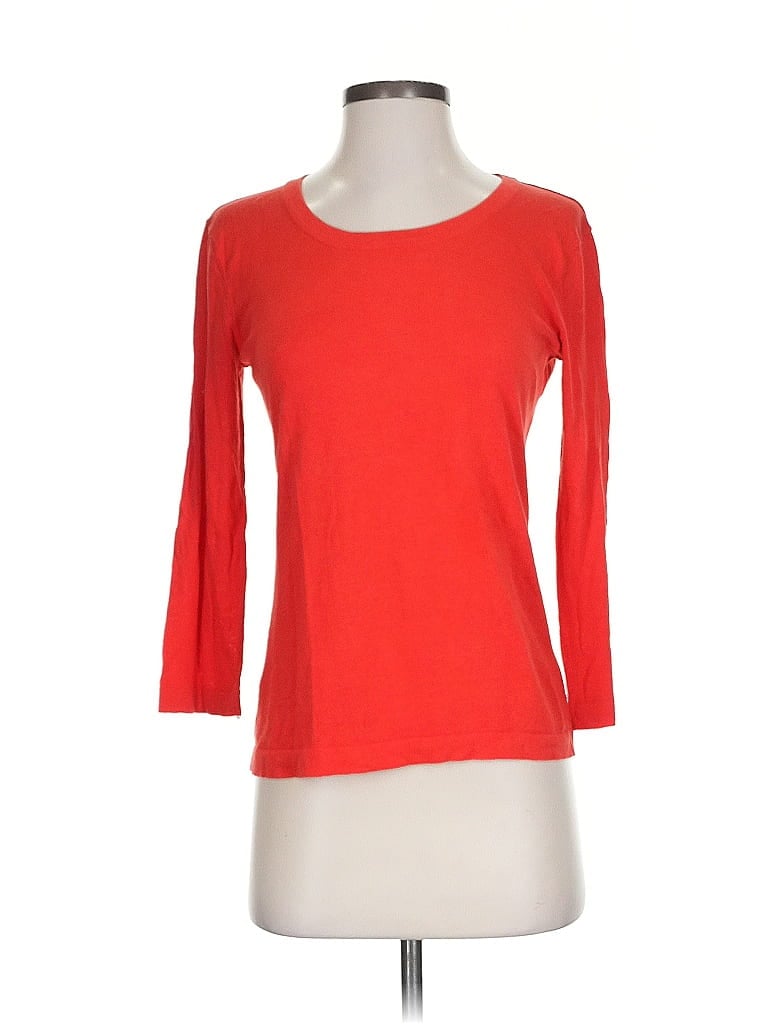 Pre-owned Doncaster Collection Cardigan Sweater In Red