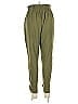 Grace Karin Solid Green Casual Pants Size M - photo 2