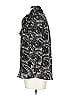 Forever 21 100% Polyester Paisley Silver 3/4 Sleeve Blouse Size L - photo 5