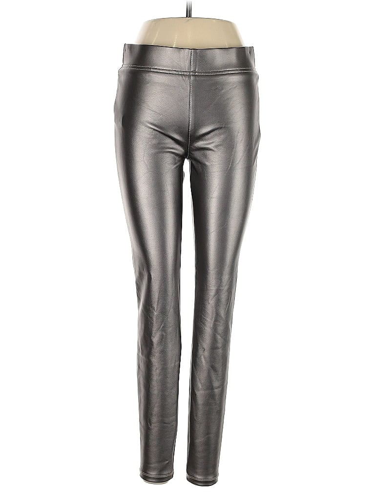 Pre-owned Ann Taylor Loft Leggings In Silver