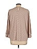 Adrianna Papell Tan 3/4 Sleeve Blouse Size L - photo 3