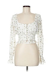 Majorelle 3/4 Sleeve Blouse